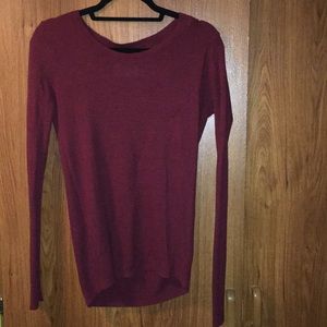 Maroon pullover sweater